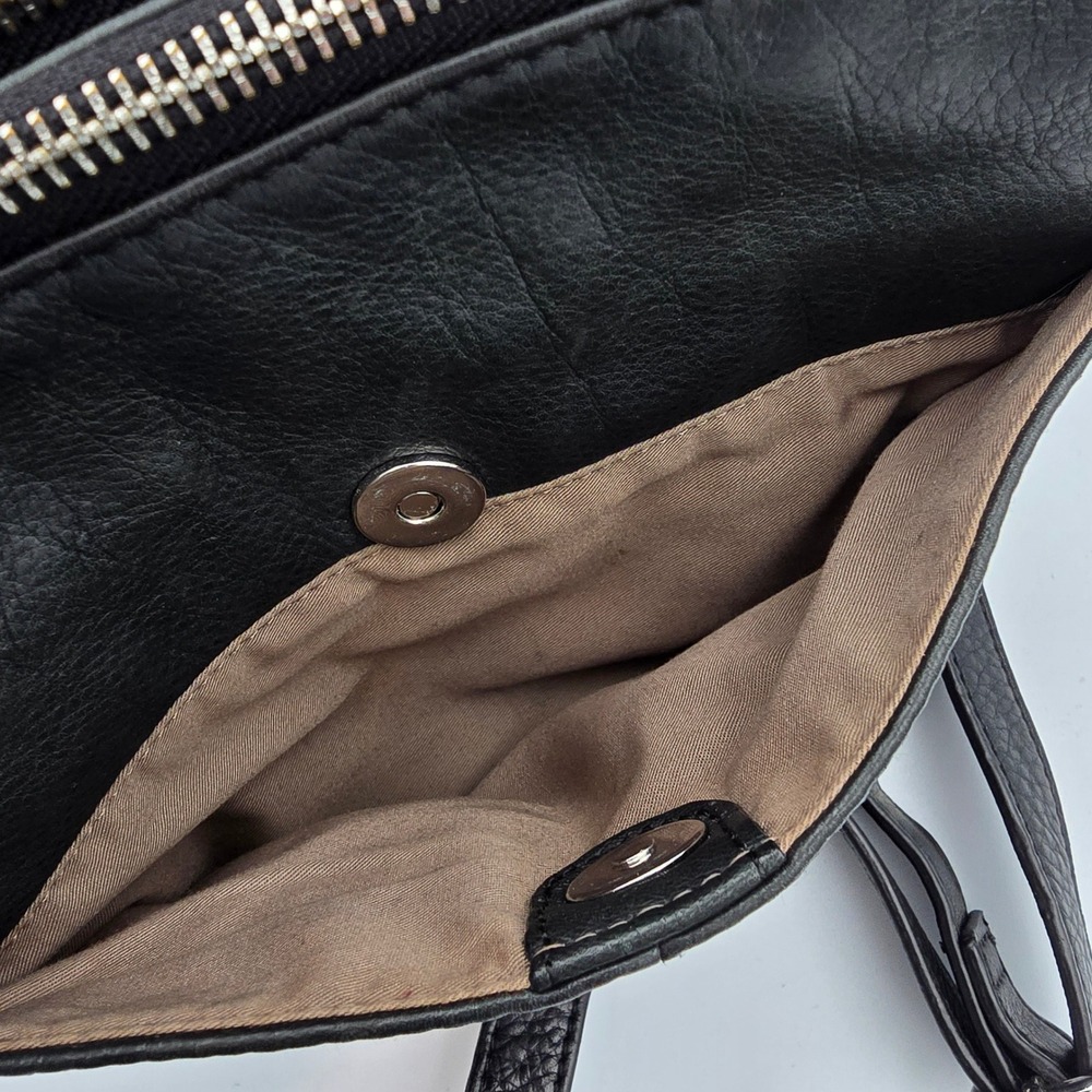margot Black Leather Crossbody Bag - Picture 9 of 13
